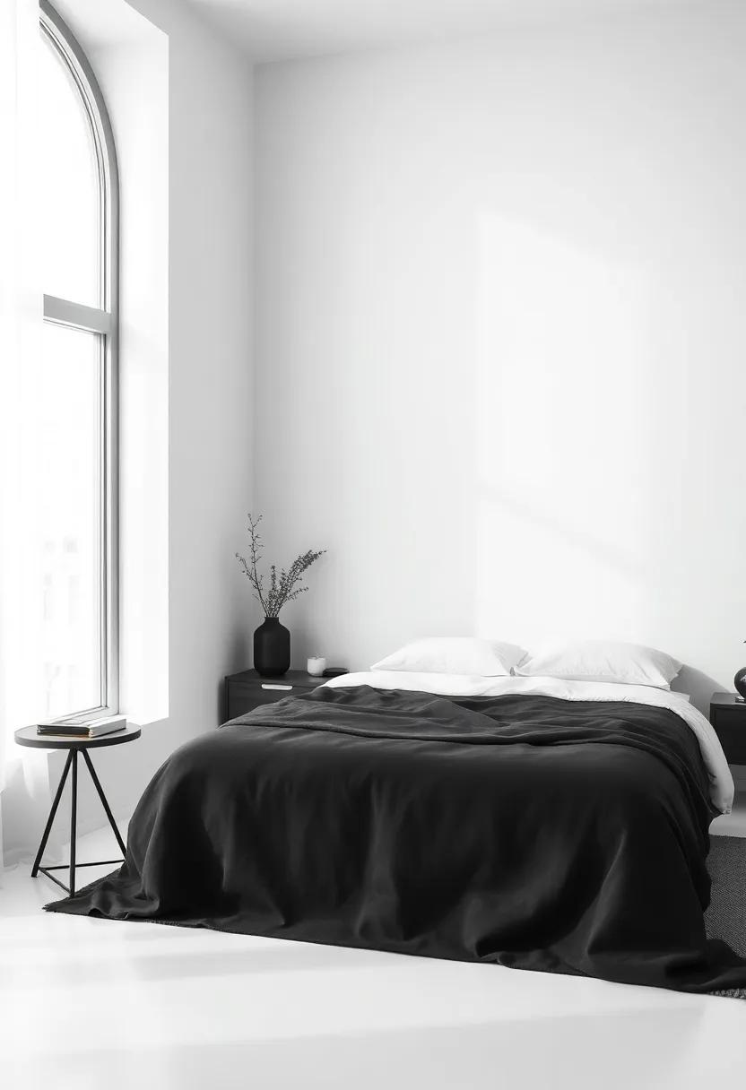 The Role of Natural ‍Light in​ Black and White Bedrooms