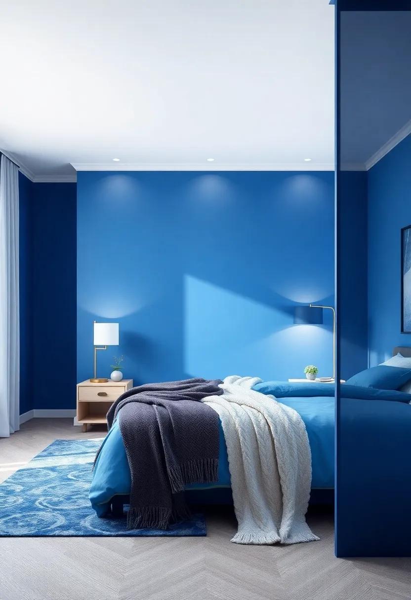 Creative Lighting Options That Showcase Your Blue‍ Bedroom Theme