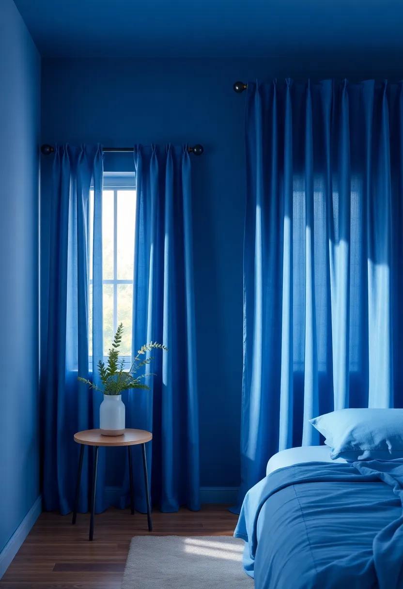 Enhancing mood With Indigo Curtains That Transform Your Sanctuary