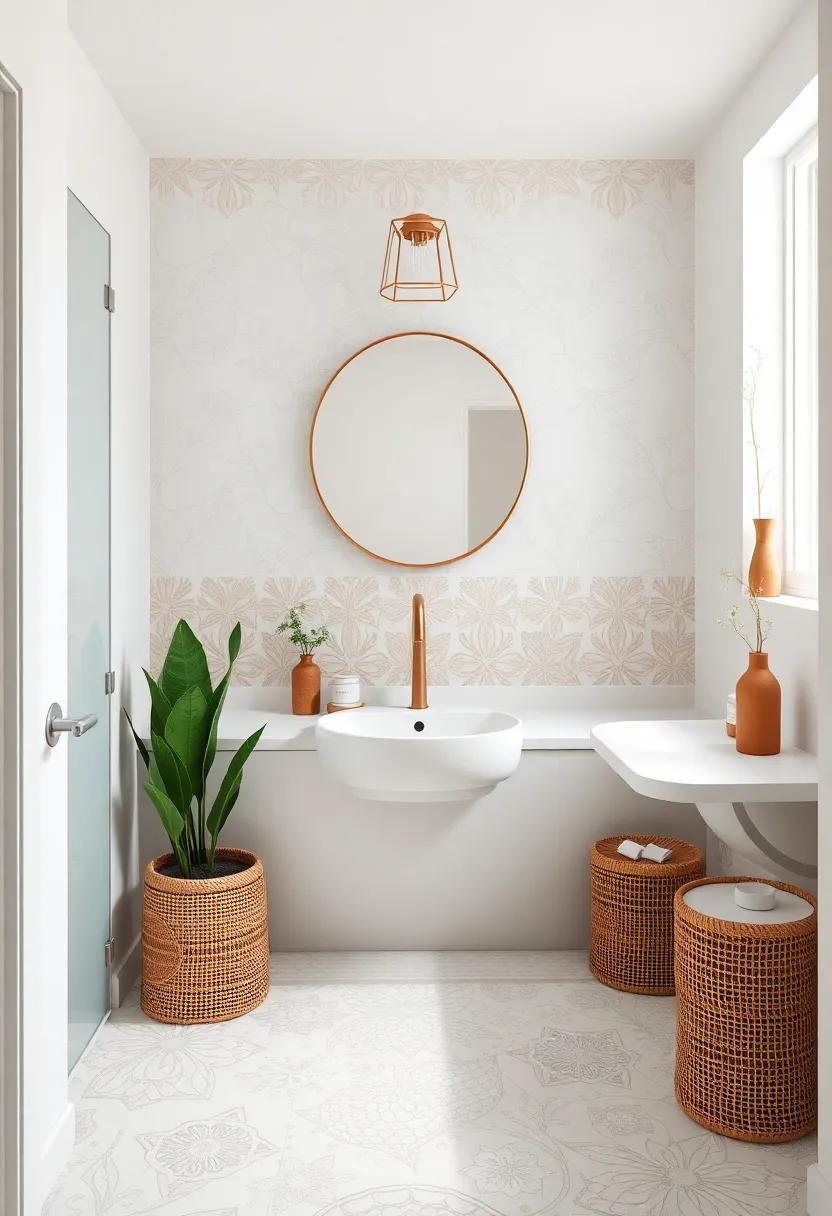 Creative Use of Patterns and Prints to Add Whimsy in ‍Bathroom Decor