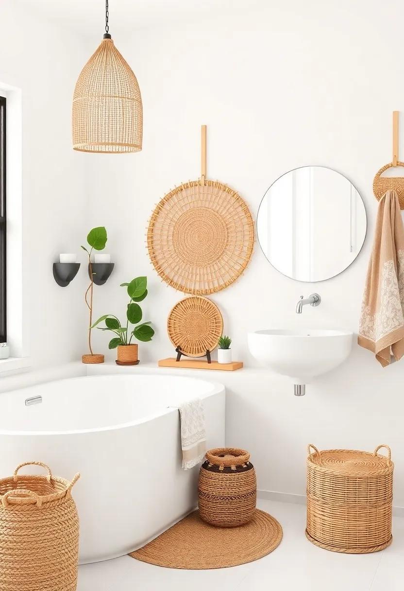 Utilizing Rattan and Wicker Accents for ⁣a natural Boho Feel