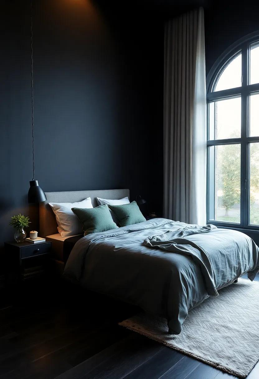 Dramatic Dark Walls: Embracing a Rich ⁣Atmosphere ‌for Intimate Spaces