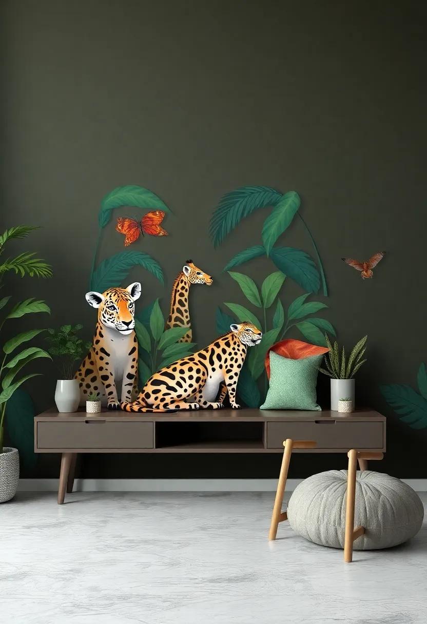 Wildlife Safari:⁤ Bringing the Jungle to Life with Vibrant​ Animal Artwork