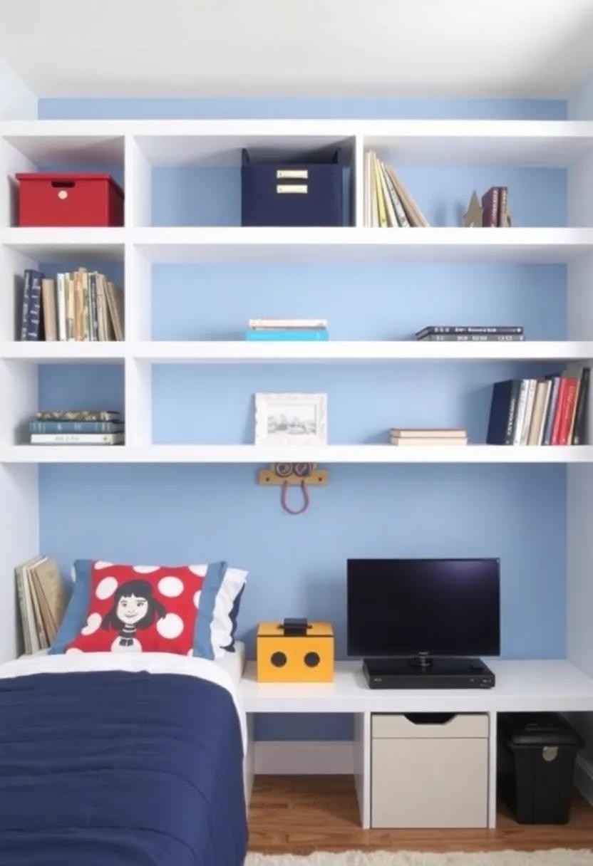 building Shelves That promote Organization and Creativity ⁤in ‍Boys' Rooms