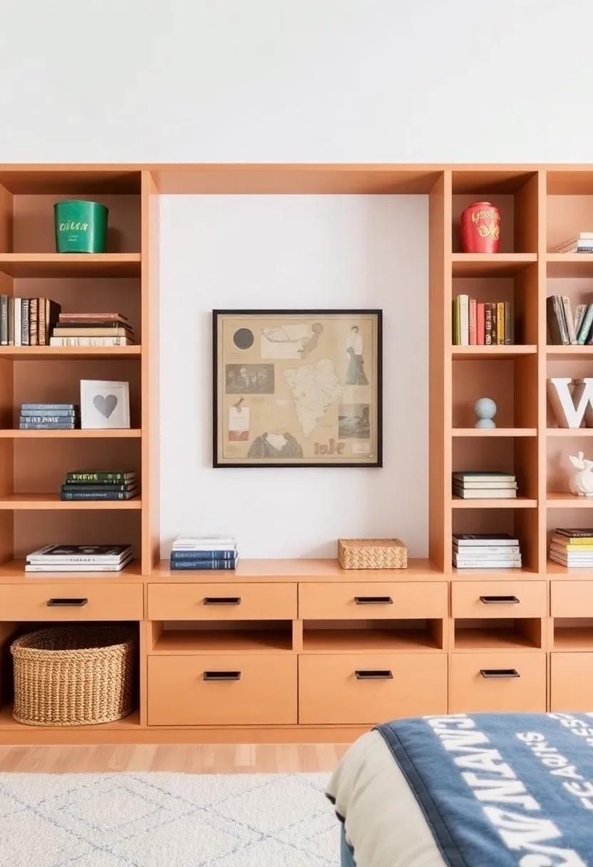 Incorporating⁤ Artwork and​ Crafts in ⁤Custom Shelving Designs