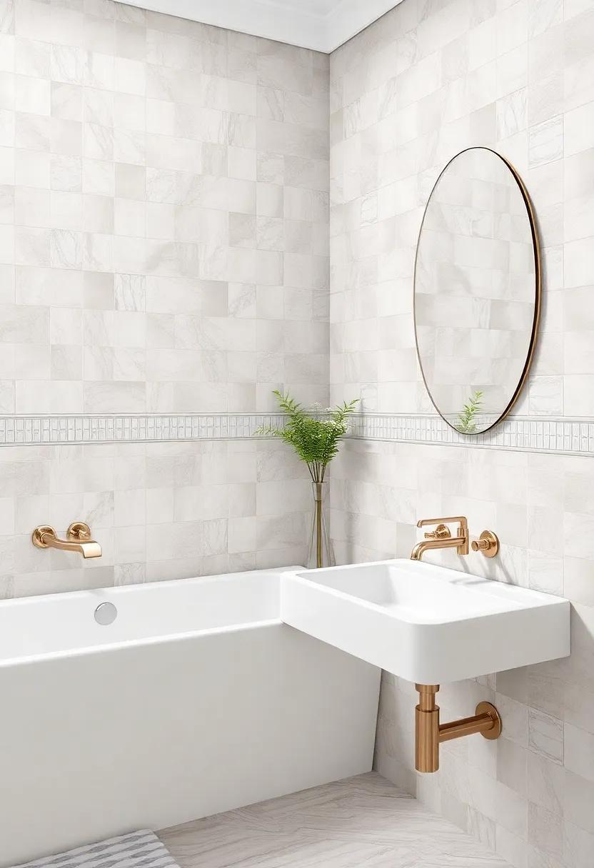 The Beauty of Tiles: Selecting Patterns that Complement Wall-Mounted Faucets