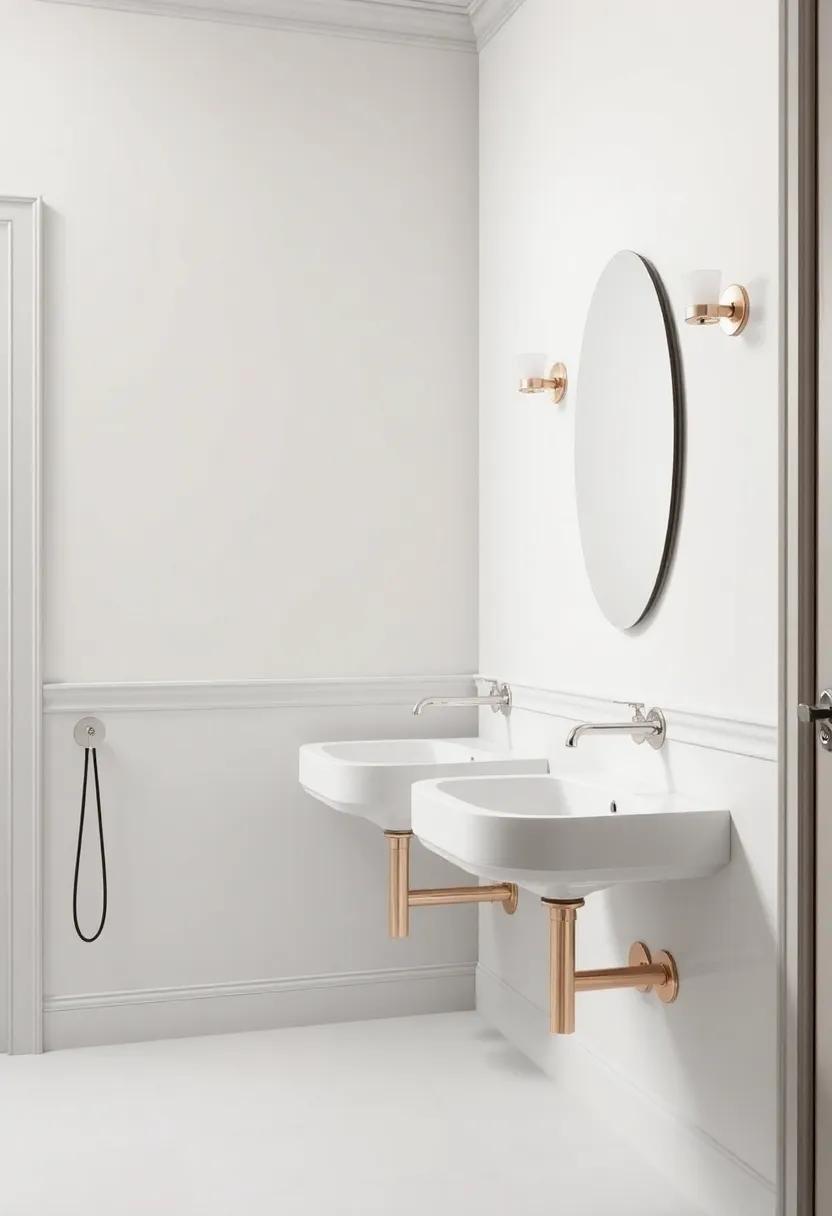 Classic Elegance: The Allure of Wall-Mounted Faucets in Timeless Bathroom Design