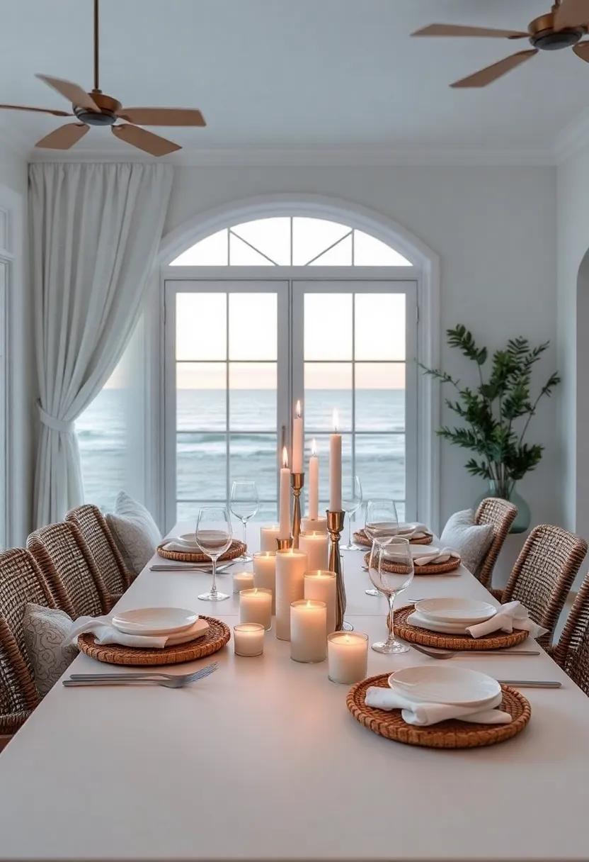 Setting the Mood:⁤ Choosing the Right Candles‍ for a coastal Dinner