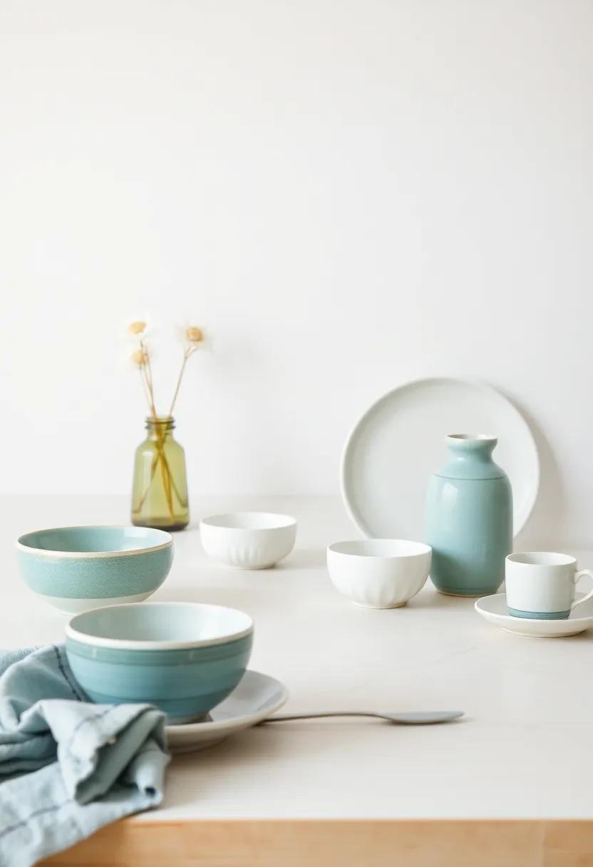 Unique⁢ Tableware: Curating Dinnerware That Reflects Coastal Aesthetics