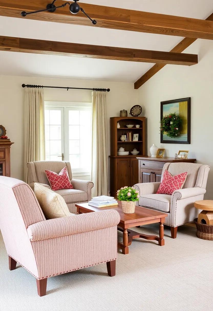 Embracing the Essence of Comfort ‌in Country Living Rooms