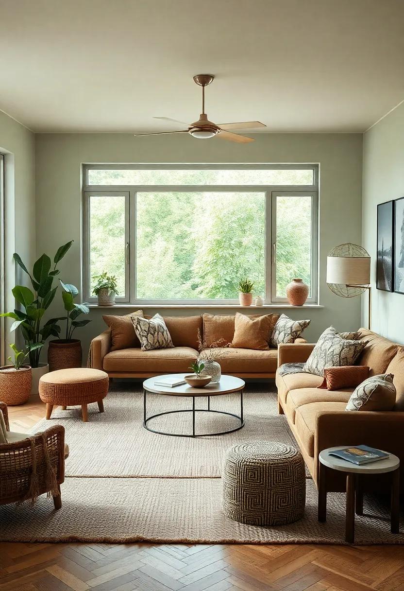 Embrace Earthy‌ tones for a Cozy Living Room ​Sanctuary