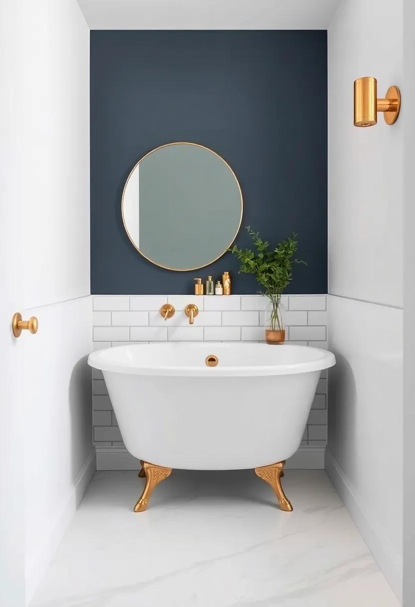 Discover the Allure of Brass accents in contemporary Bathroom Decor