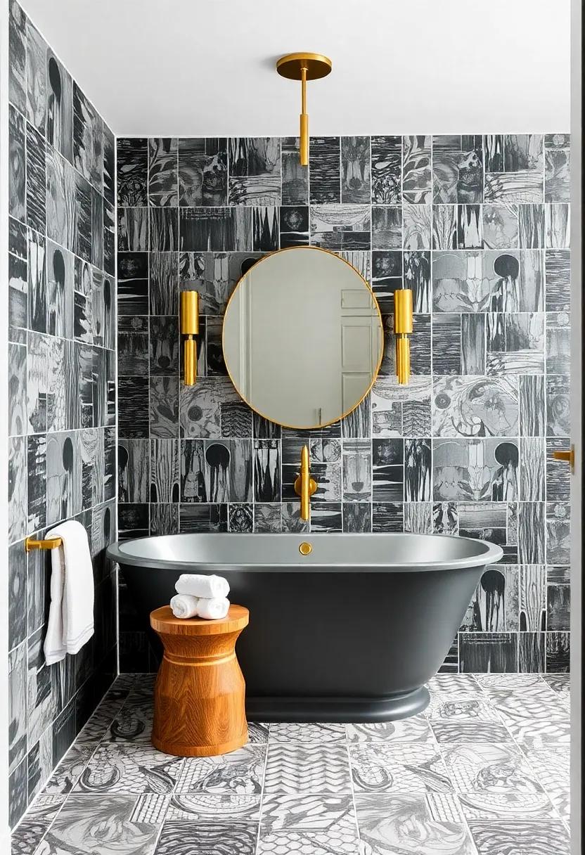 Exploring Artistic Tile⁤ Options that Complement Brass Accents