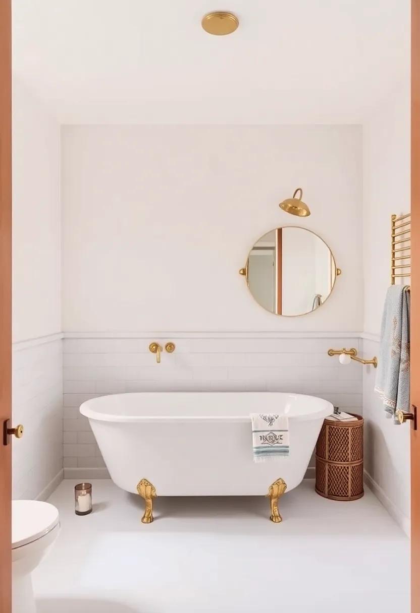 Maximizing Space: Clever Layouts ‌for Small Eclectic Bathrooms