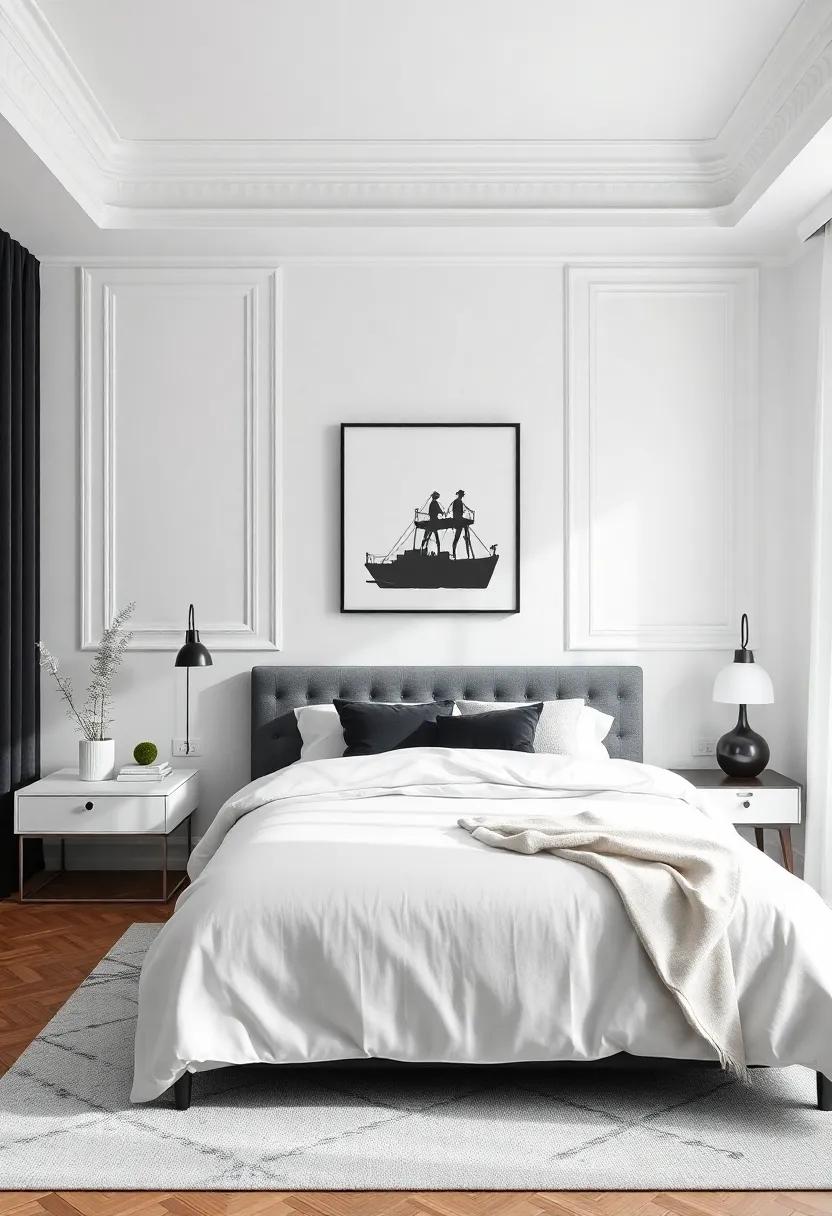 Craft⁤ a‌ Timeless Space with​ classic ⁤Black ‍and White Elements