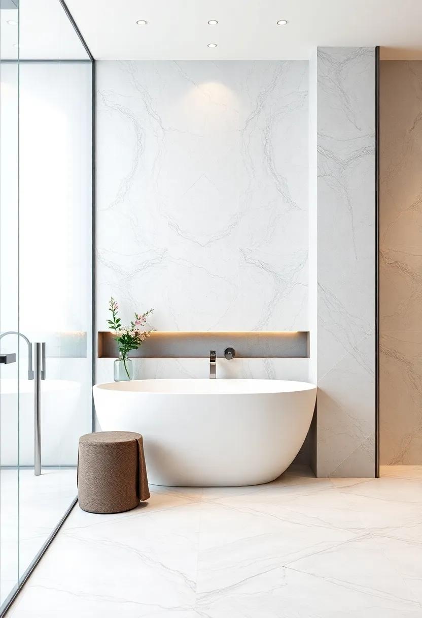 Luxury Materials:‍ Exploring Stone, Glass,‍ and Tile⁢ in Bathroom Aesthetics