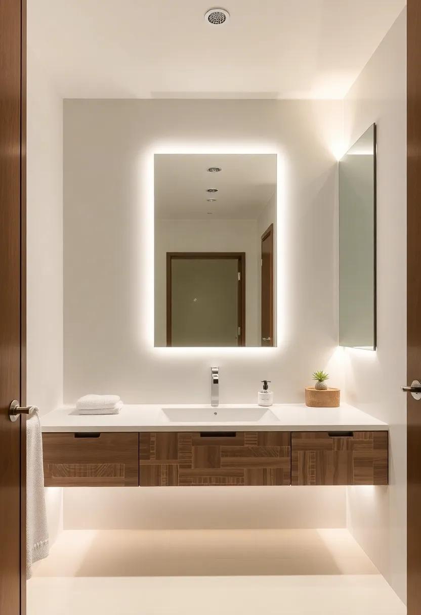 Creative Use of Under-Cabinet Lighting in Ensuite Spaces