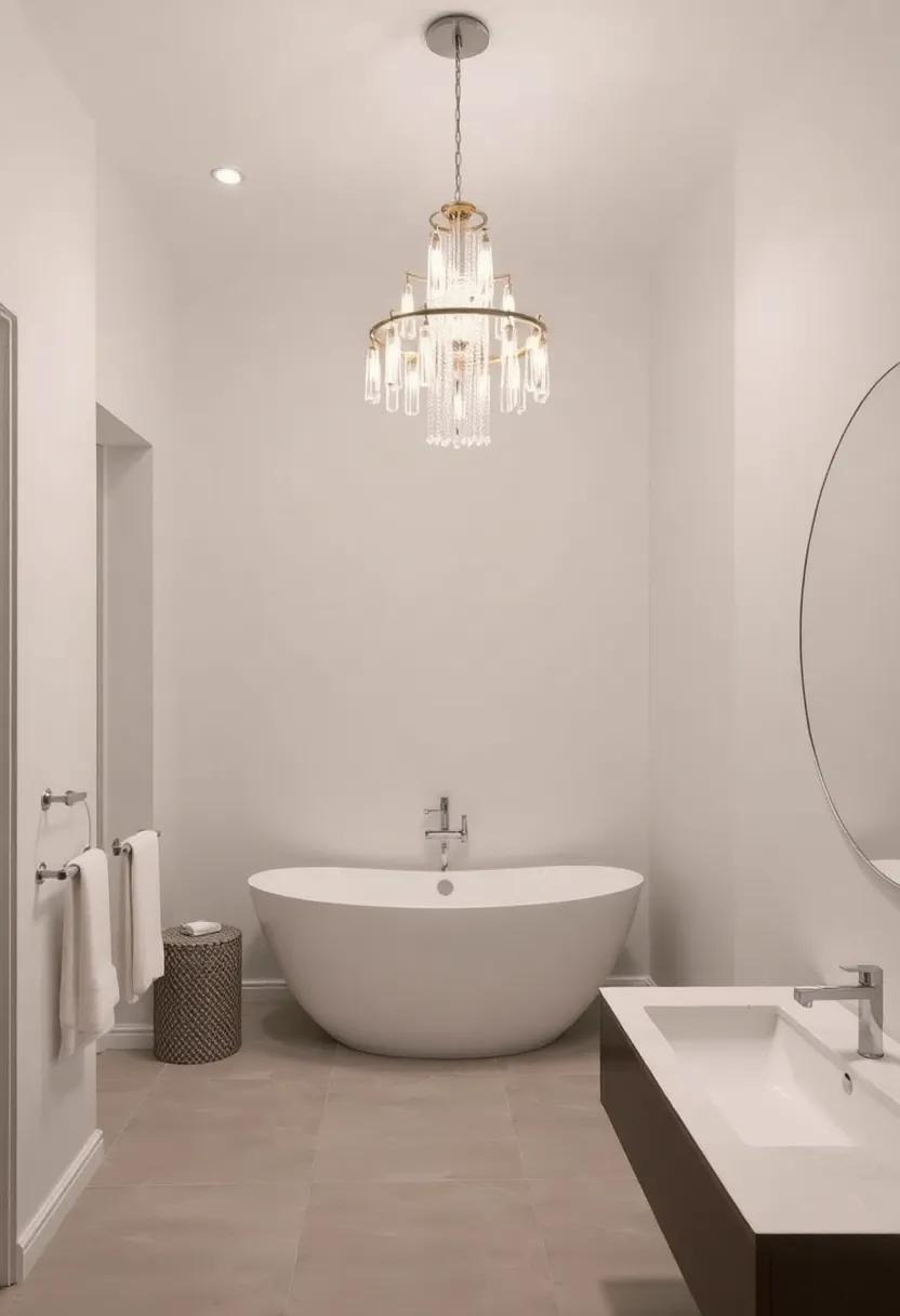 The Timeless Allure of Chandelier Lighting⁢ in Modern Bathrooms