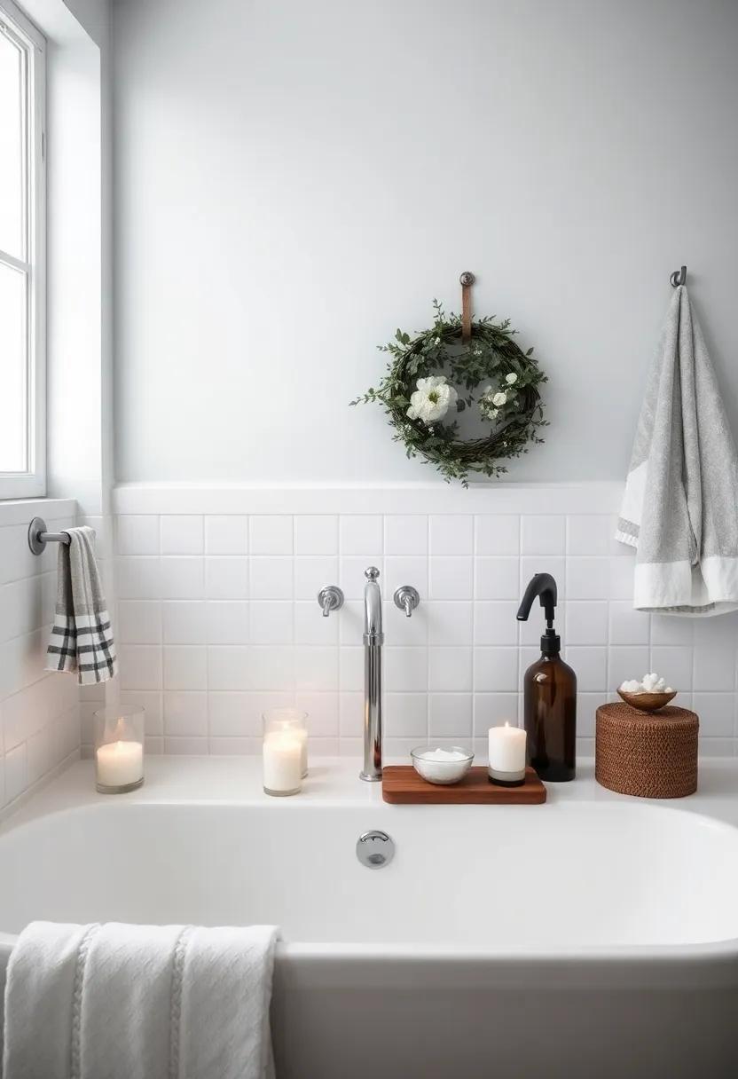 Creating a Spa-Like Ambiance with Candles ⁣and Accessories