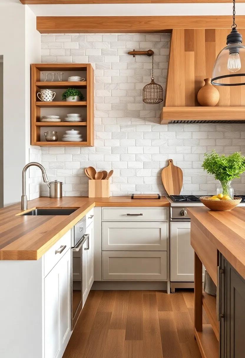 Layering Textures: Merging Butcher Block with Natural Stone and Metal