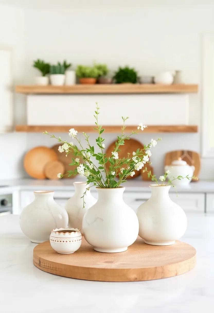 Delightful Handmade Pottery as ‌Centerpieces to Complement‌ Kitchen ‌Countertops