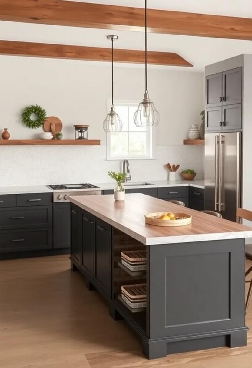 Functional Islands:⁣ Maximizing Space and Style in Your Kitchen