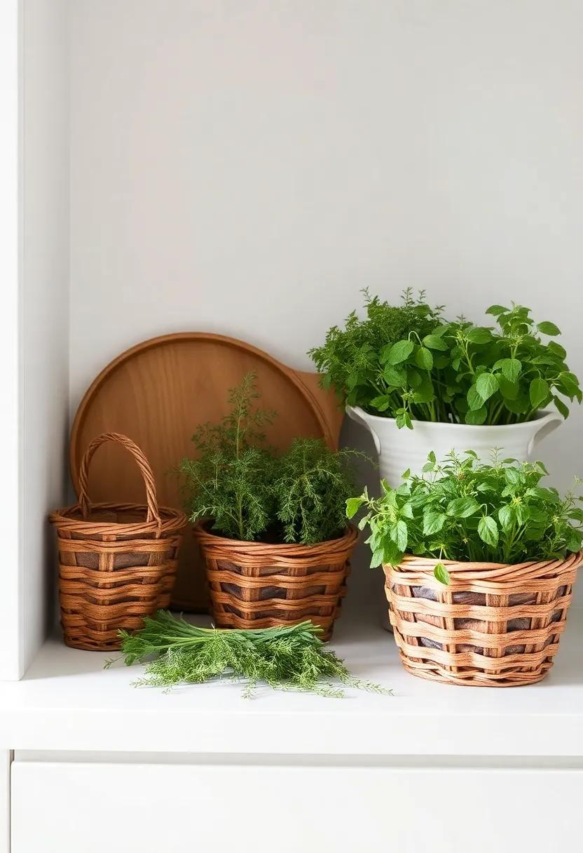 Adding Herb Baskets for Freshness and ‌a Touch of ⁣Nature in ⁢your Pantry