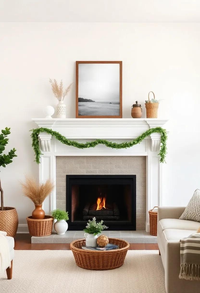 Fireplace Embellishments: Accessorizing with Mantle Decor and Artwork