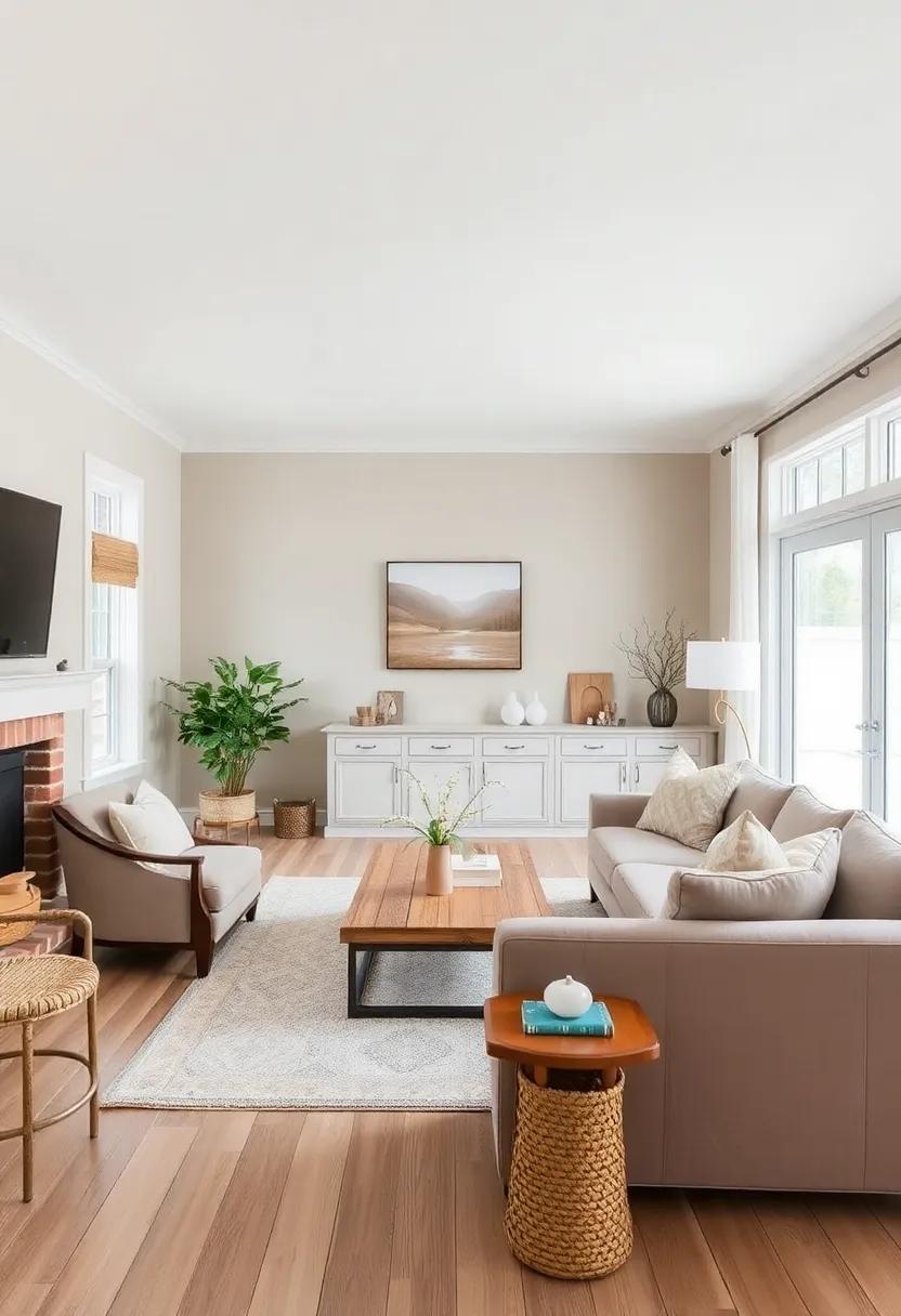 Embracing Warm Taupe: The Foundation of Cozy Elegance ⁣in⁢ Your Living Room