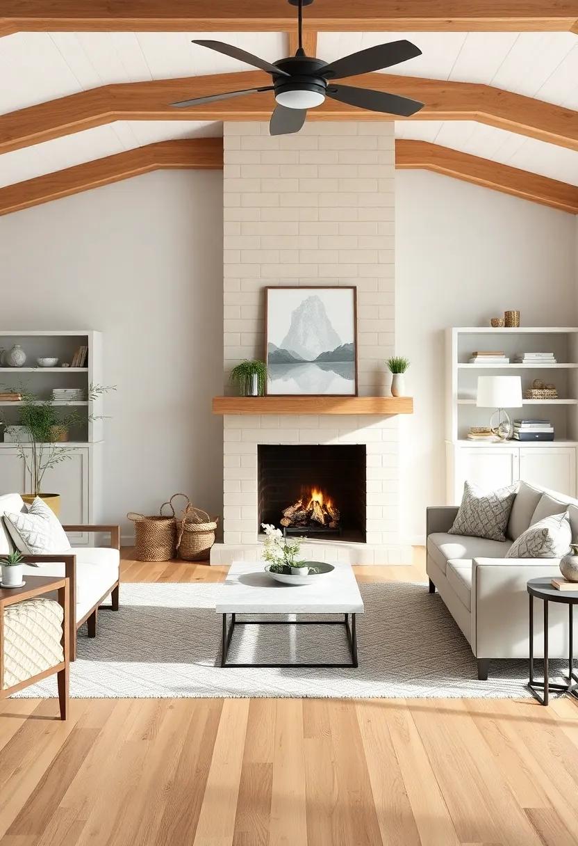 Focal points: Designing Around a Statement Fireplace in a Farmhouse Space