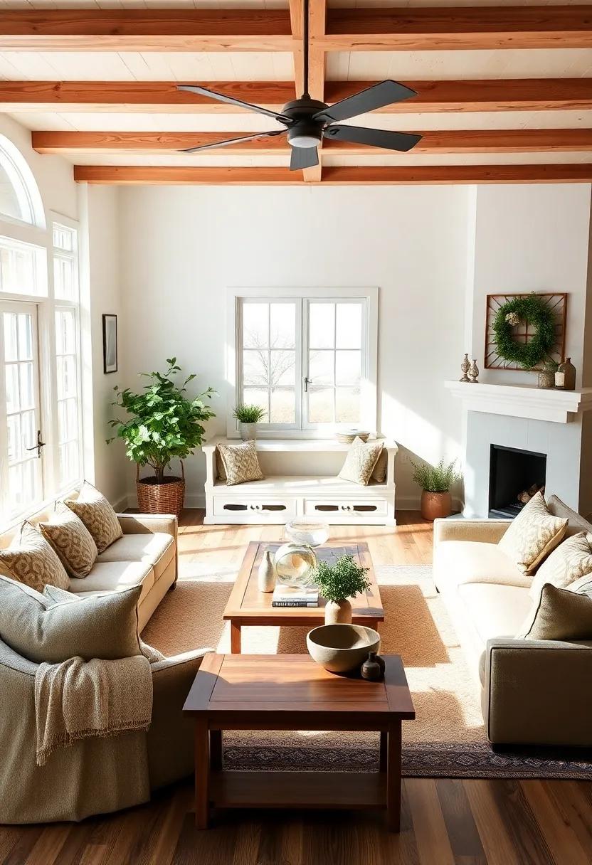 The Role‍ of Natural Light in ​Your Farmhouse Living Room Design