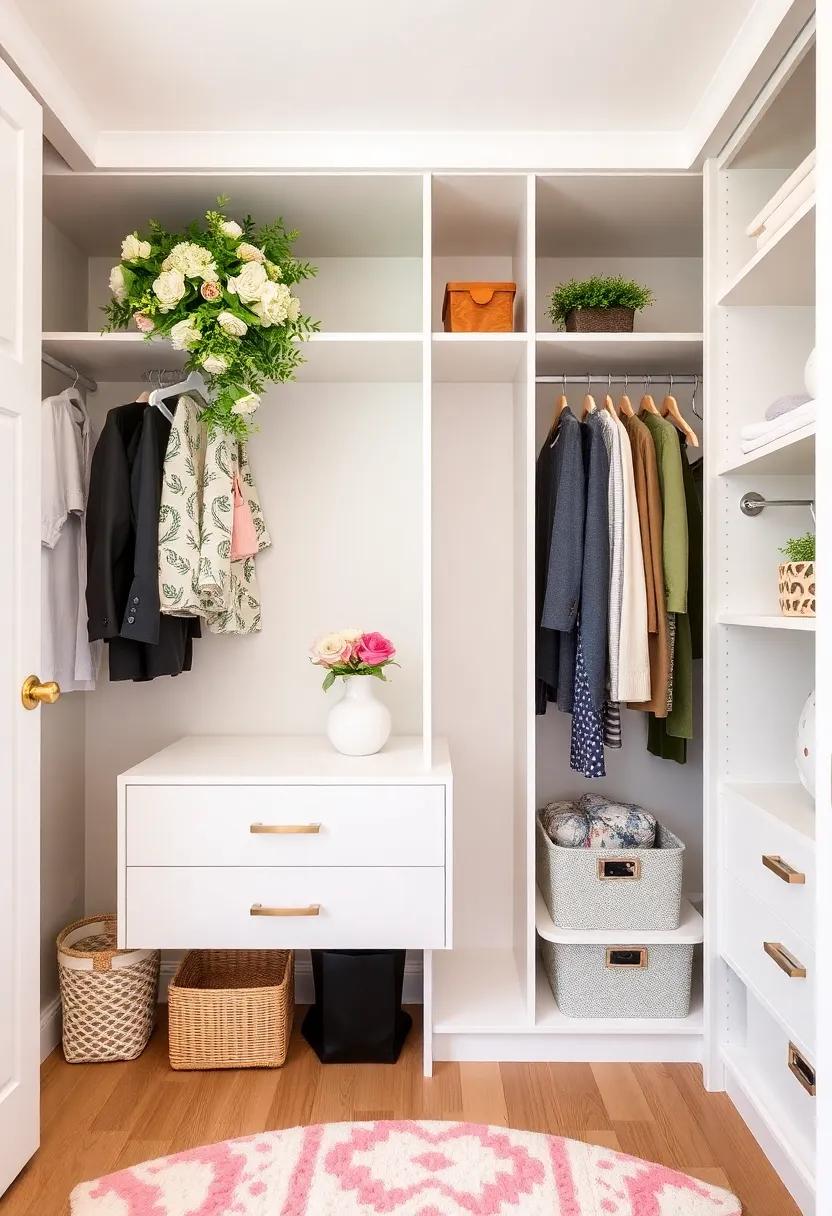 Transforming Closet Spaces: Floral Organization that ‌Delightfully Surprises