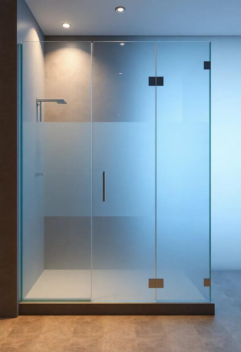 balance Transparency and Privacy with ​Frosted Glass⁤ Elements