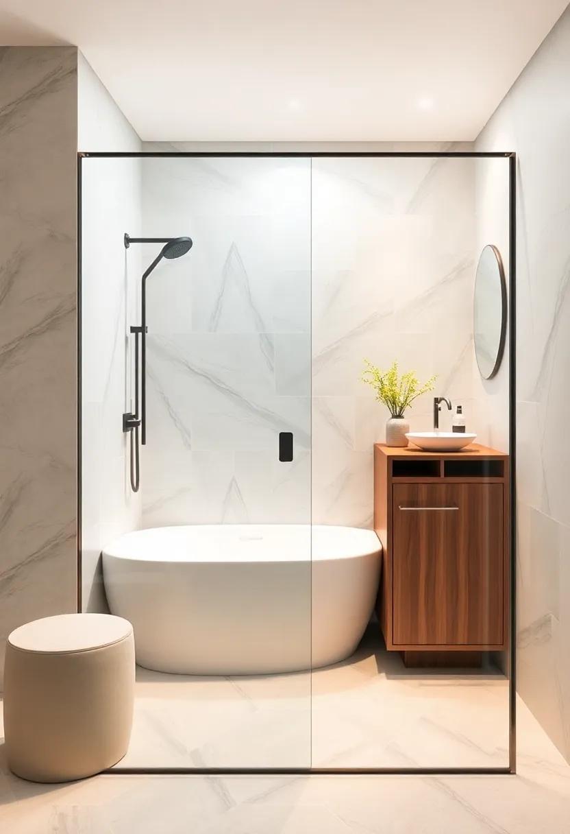 Blend Timeless Elegance with Contemporary Design in your ⁣Shower