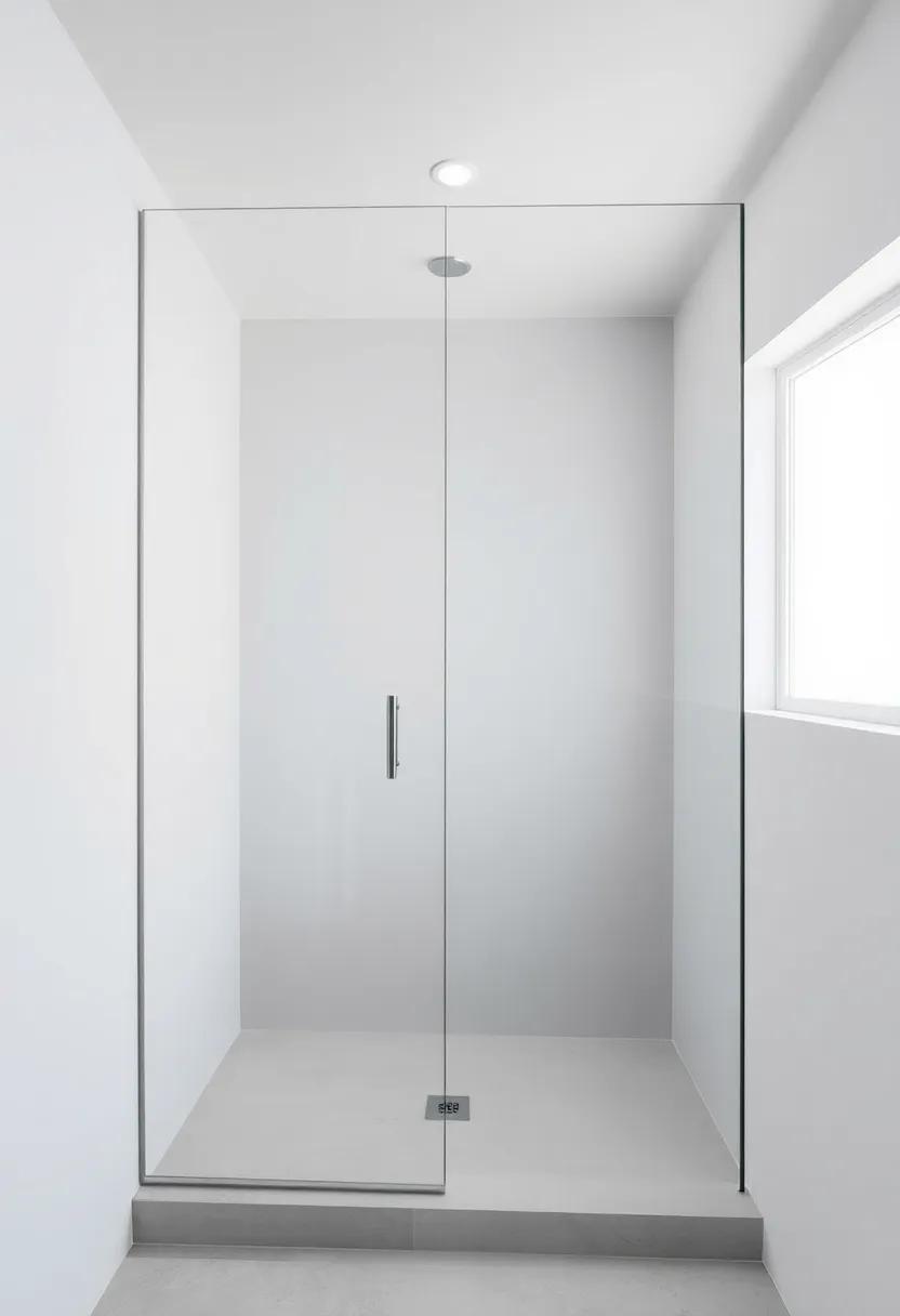 Embrace Minimalism with‌ chic ⁣and Simple Frameless Shower⁢ Styles