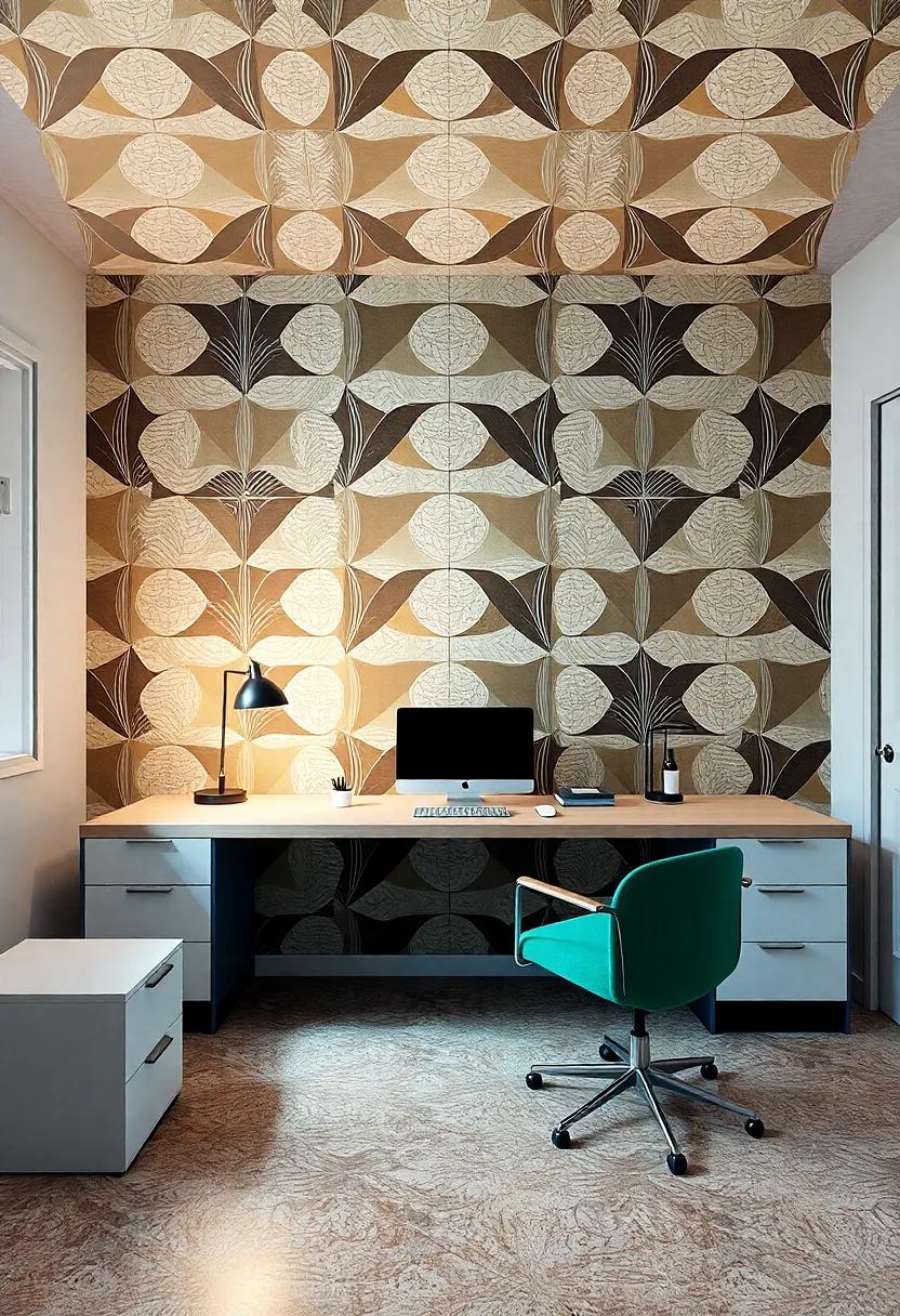 Elevating Aesthetic Appeal With Bold Geometric Patterns In Office decor