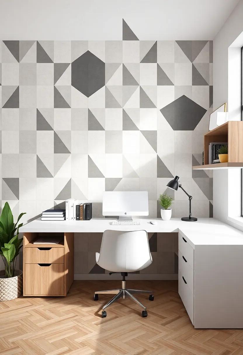 Functional Yet Stylish: Geometric Storage Solutions For Clutter-free Workspaces