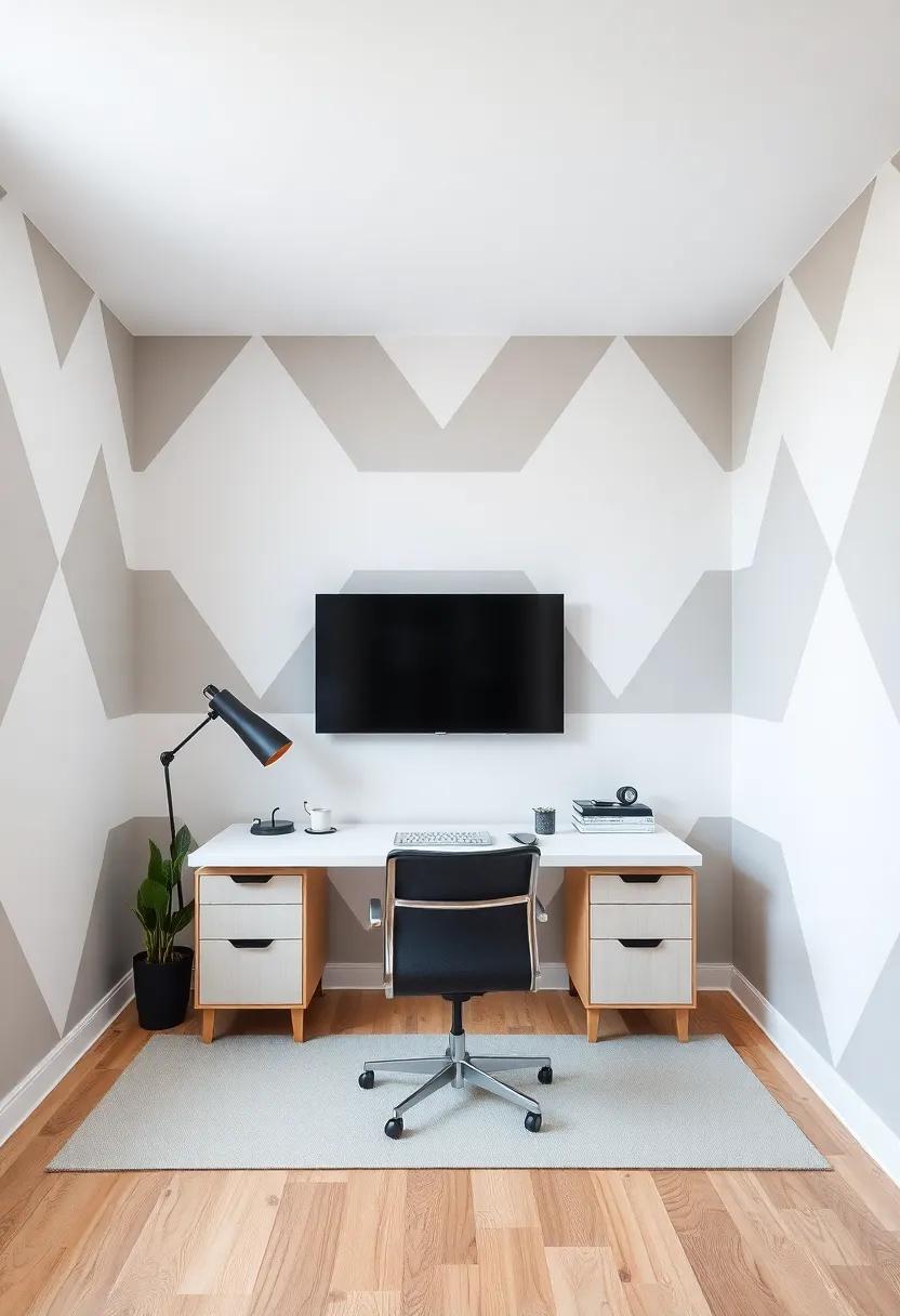 Maximizing motivation With Geometric Wall Treatments And Murals