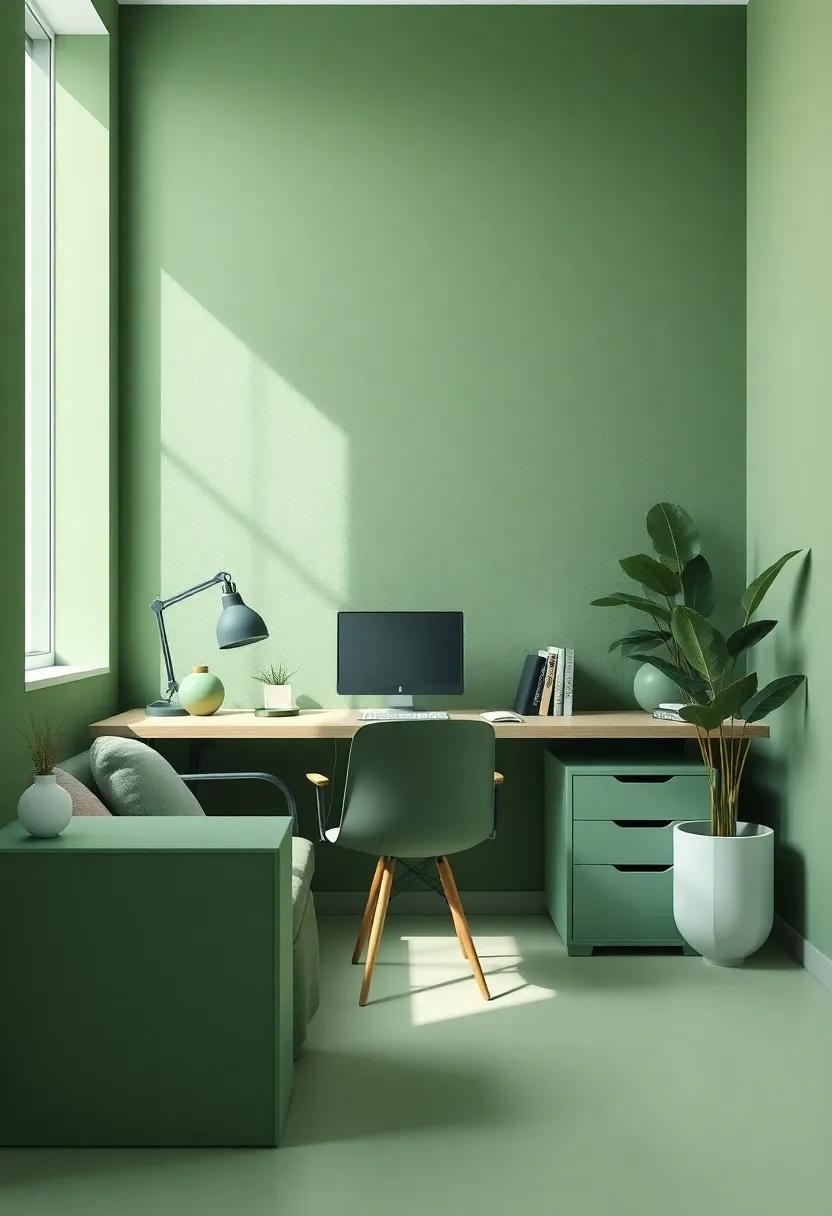 Exploring Color Schemes That Complement Green Walls