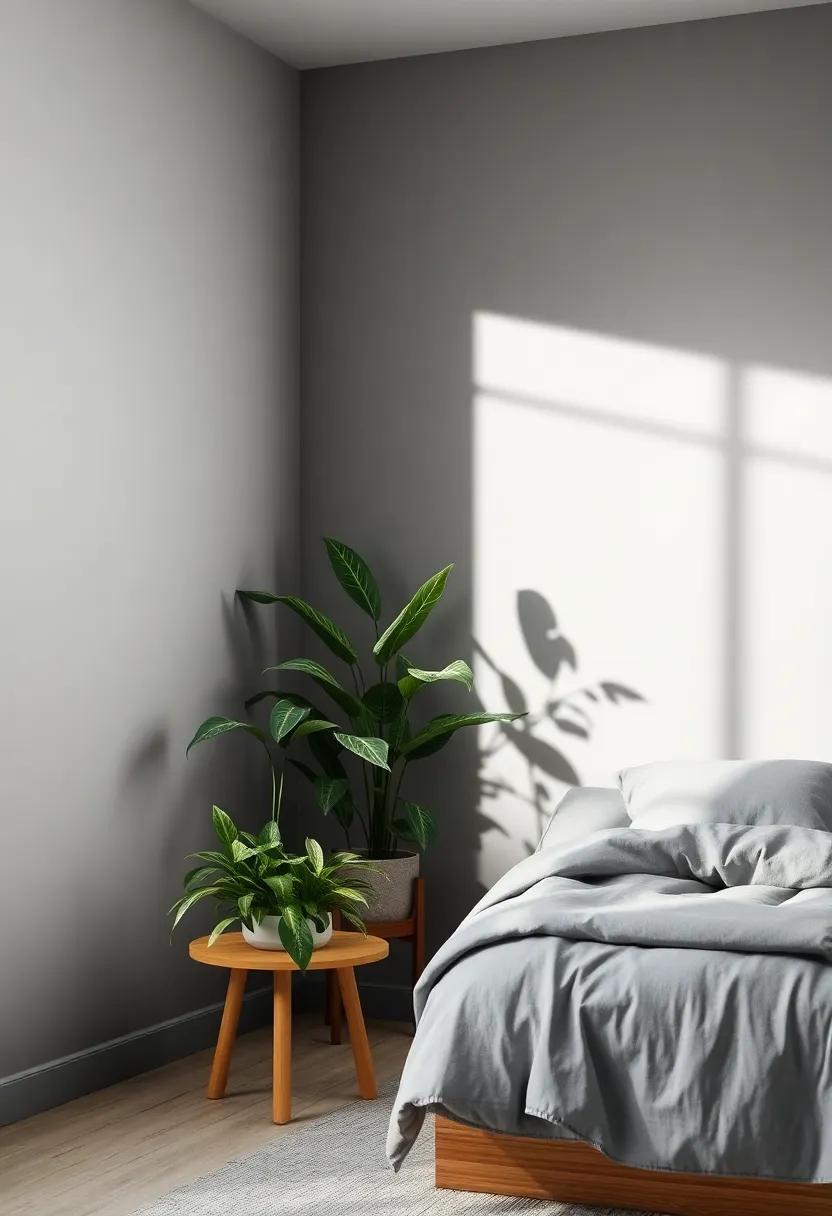 Bringing Nature Indoors: Incorporating Greenery ⁣into a Grey ⁢themed Space