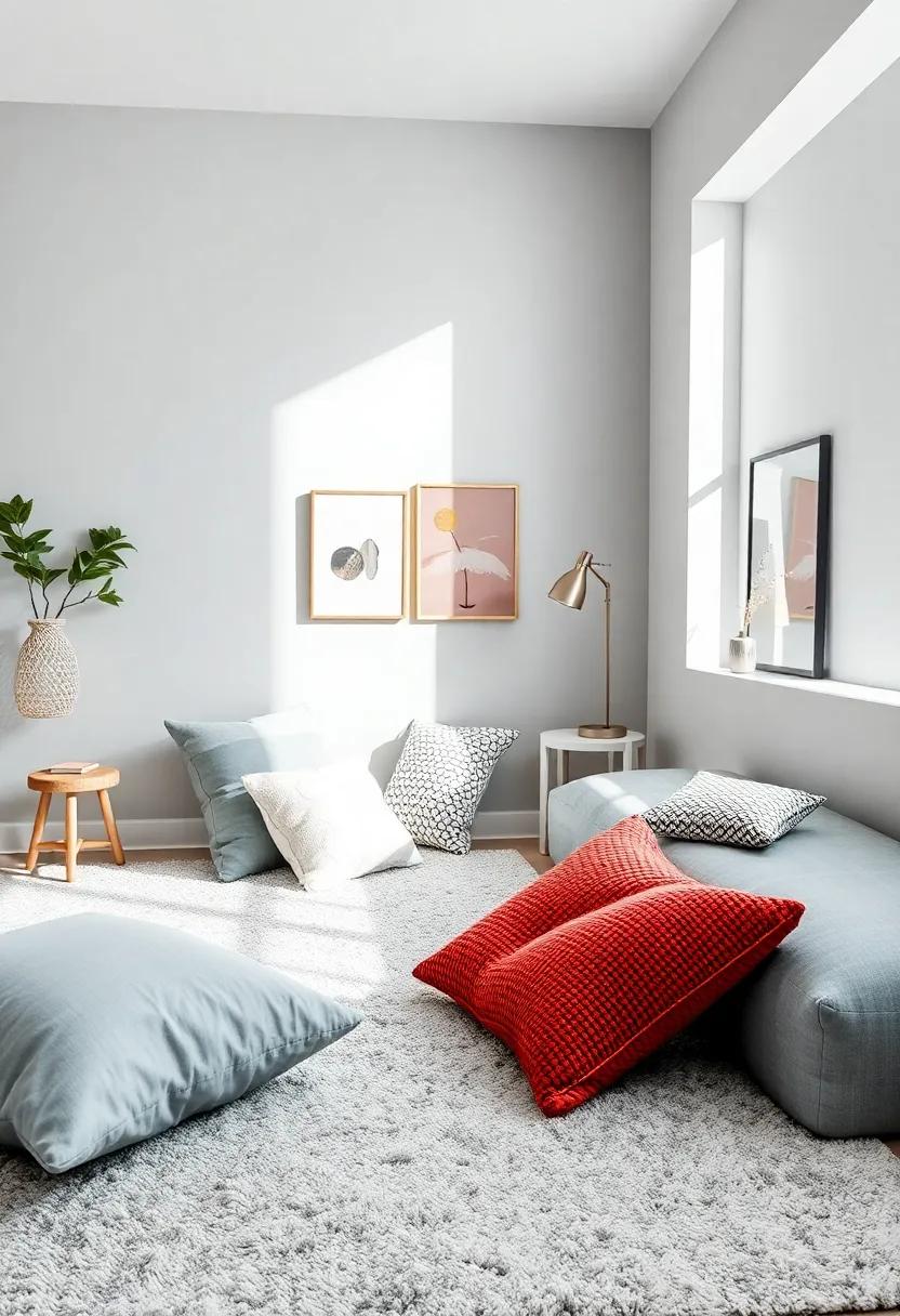 Cozy⁢ Accents: ‍selecting⁢ Rugs⁣ and Cushions for Comfort in a Grey ⁢Room