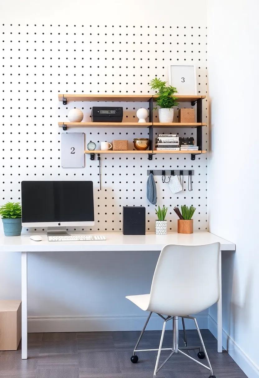 Creative Use of Pegboards ⁢for⁢ Versatile Office Organization