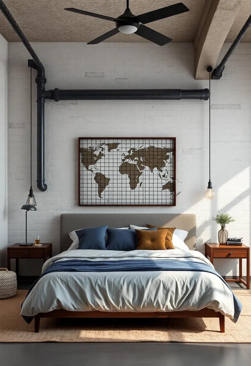 Artistry in Industrial Bedroom Wall ‌Decor and Its Unique Appeal