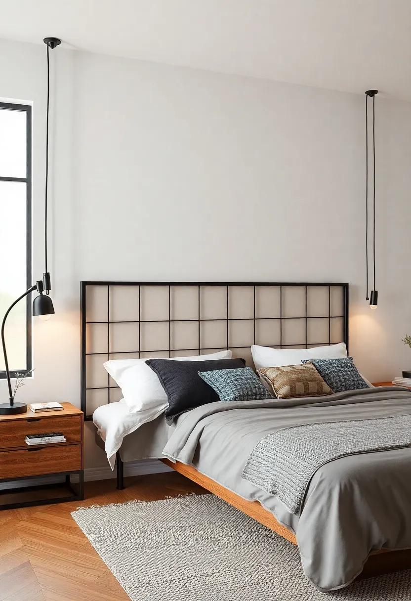 Stunning‍ Headboards: Merging ⁣Vintage Flair with⁤ Industrial Edge