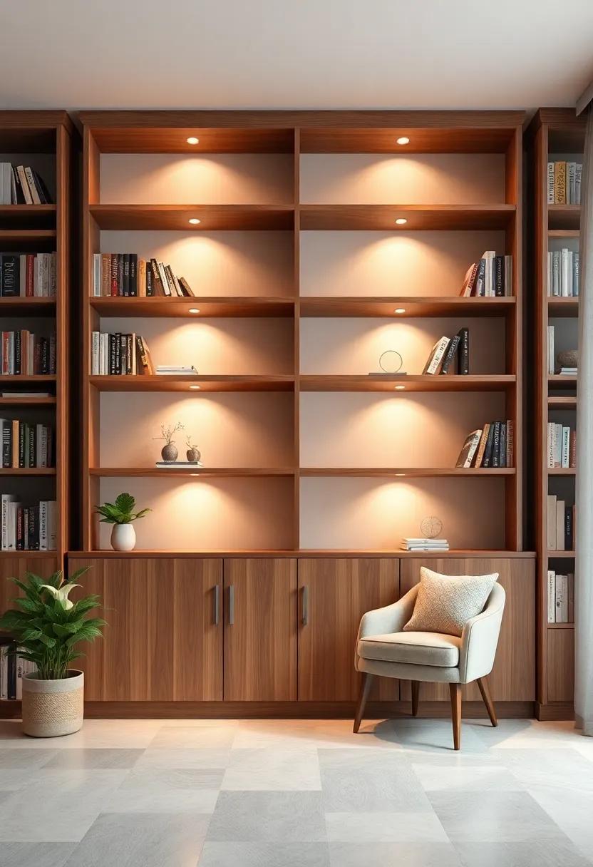 Stylish Lighting Ideas to Enhance⁣ Your ‌Large Bookcase's Appeal