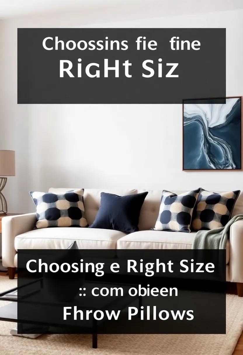 Choosing the Right Size: A Guide to Proportions for Throw Pillows