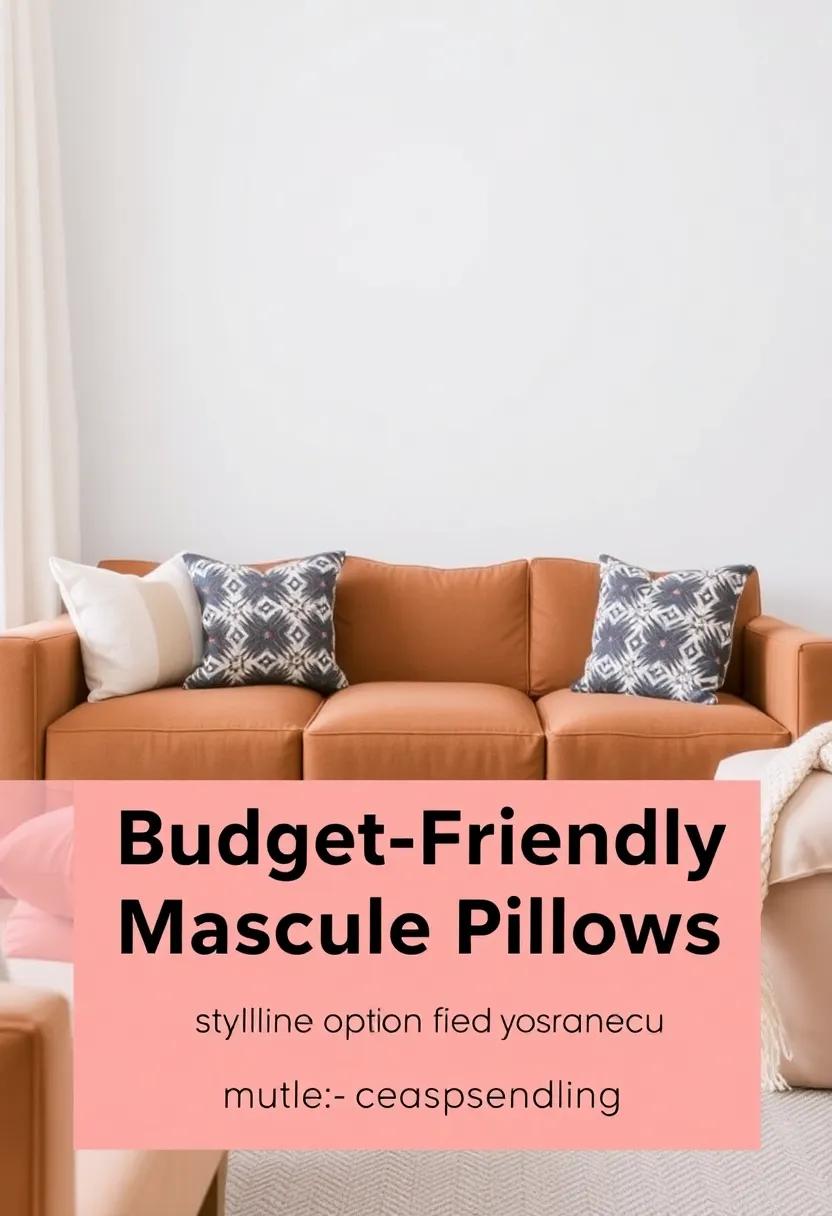 Budget-Friendly Masculine‌ Pillows: Stylish Options Without Overspending