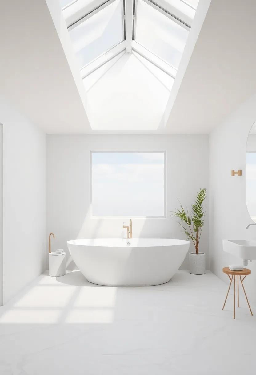 The Allure of Minimalism: ‍Simplifying Your Bathroom Under ⁣a ⁣Skylight