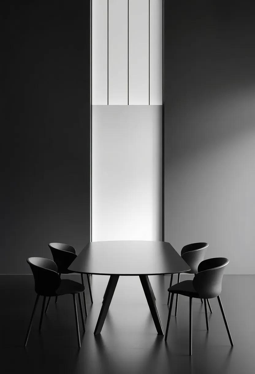 Sleek Lines The Modern Appeal Of Matte Black Dining Chairs