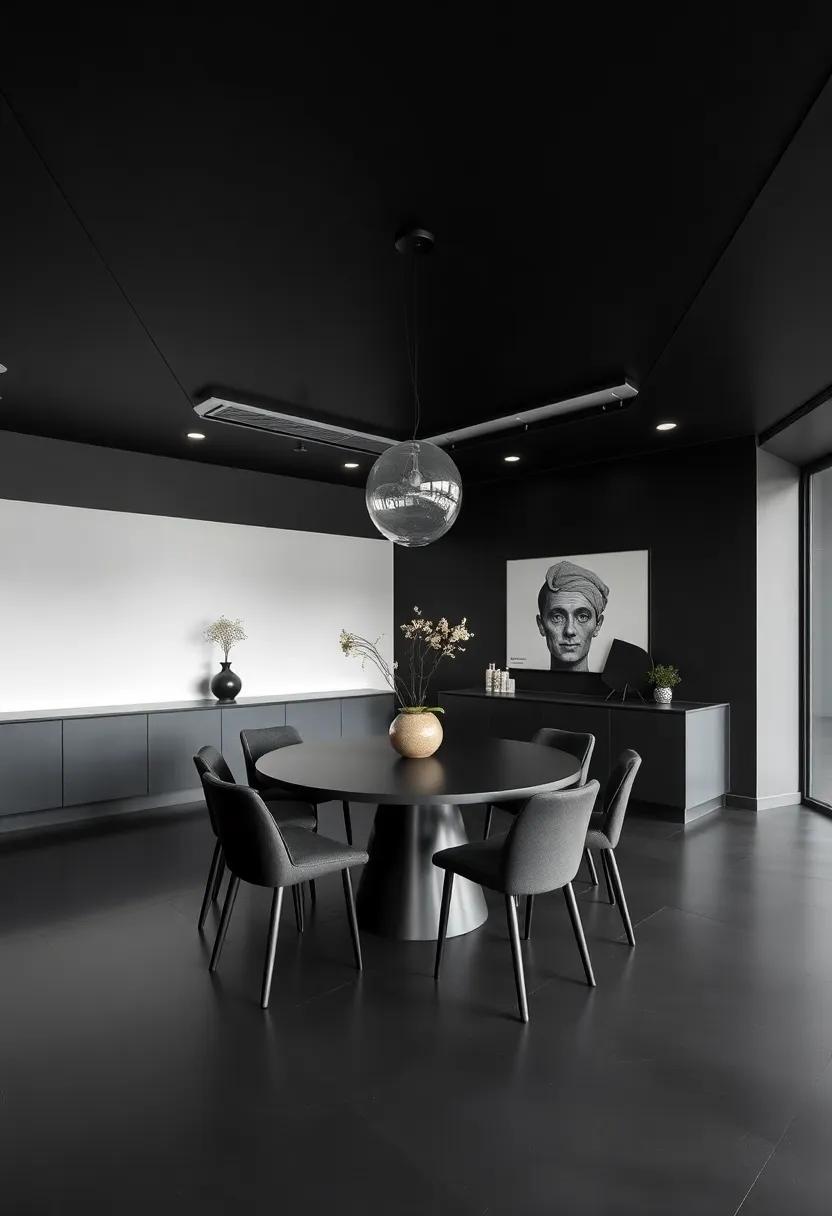 From Floor To Ceiling The Comprehensive Use Of Matte Black Design